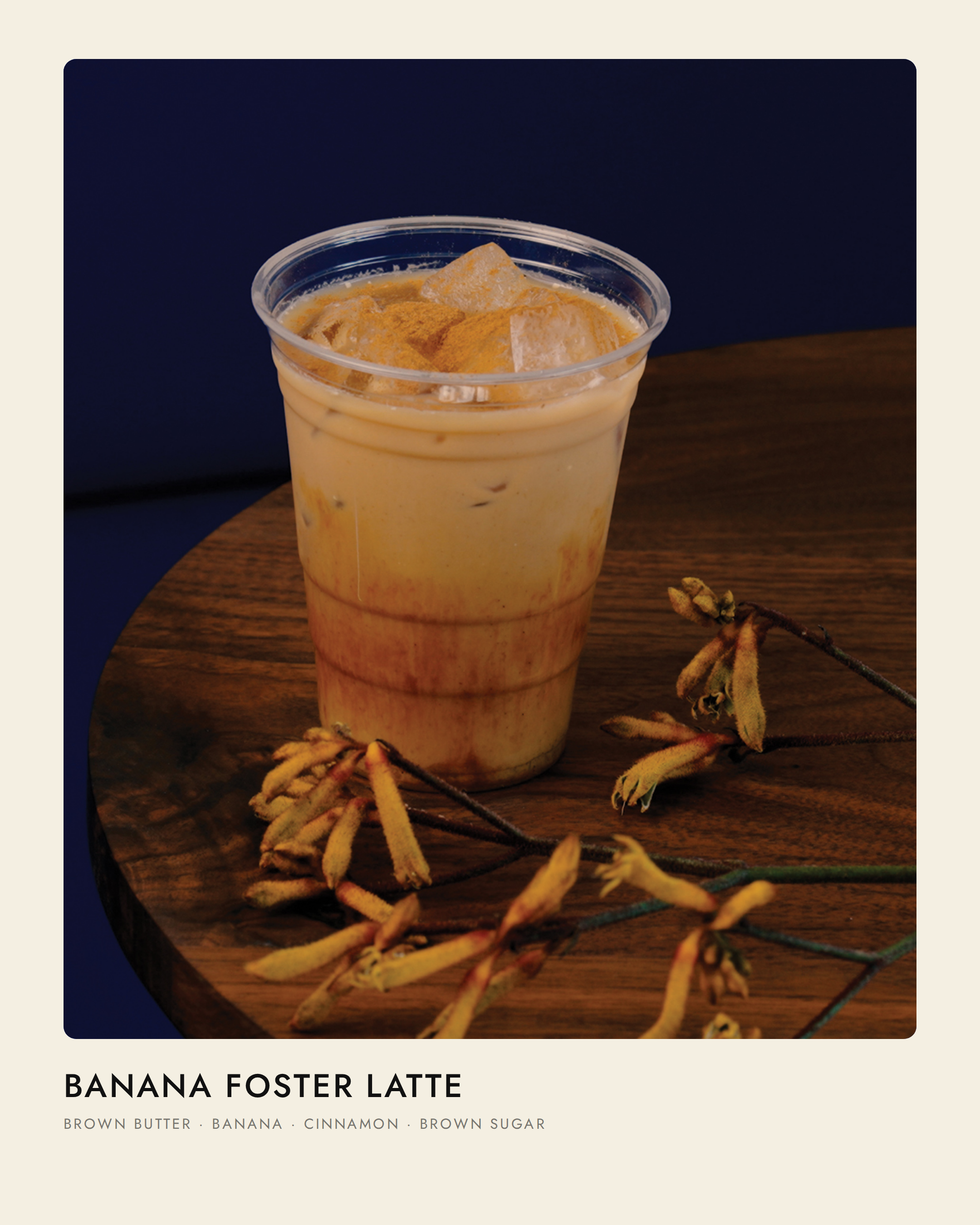 Banana Foster Latte